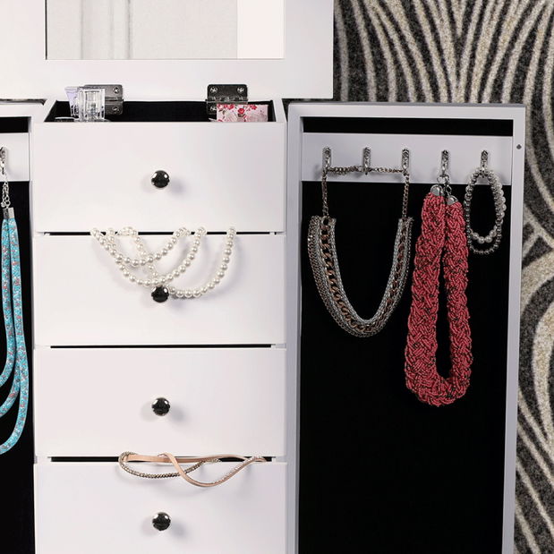 Cutie bijuterii Dylan (alb)