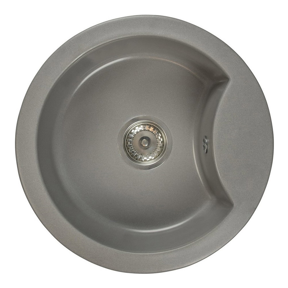 Kuchynský drez Mellusa (sivá) (s 2 otvormi pre batériu)