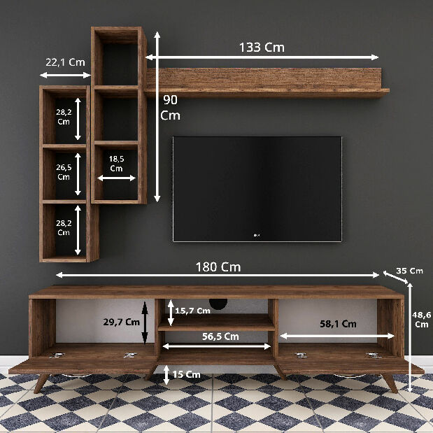 Mobilier living Martha 16 (Nuc)