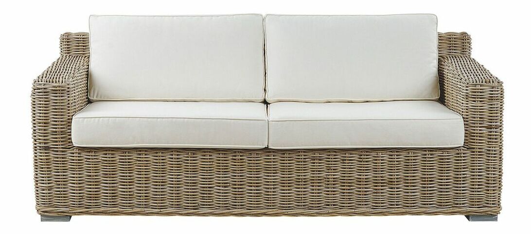 Zahradná sedacia súprava ARODE (ratan) (hnedá)