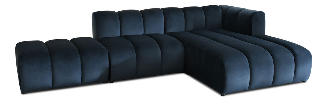 Rohová sedačka Organice (čierna)