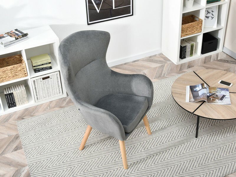 Fotoliu Leto (gri + negru)