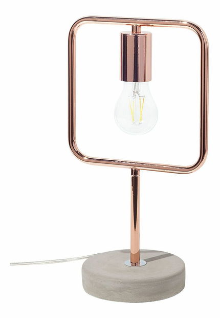 Lampă de masă Mandel (gri deschis) (cupru)