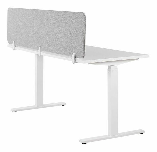 Separator masă de lucru 180x40 cm Whitley (gri deschis)