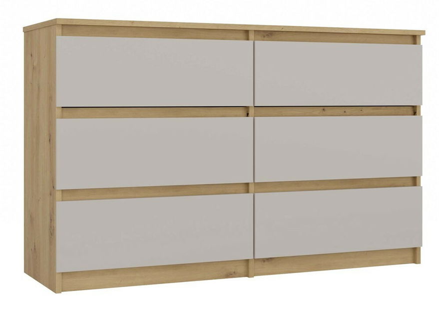 Komoda Musecalo 6 120 (antracit + kašmír)