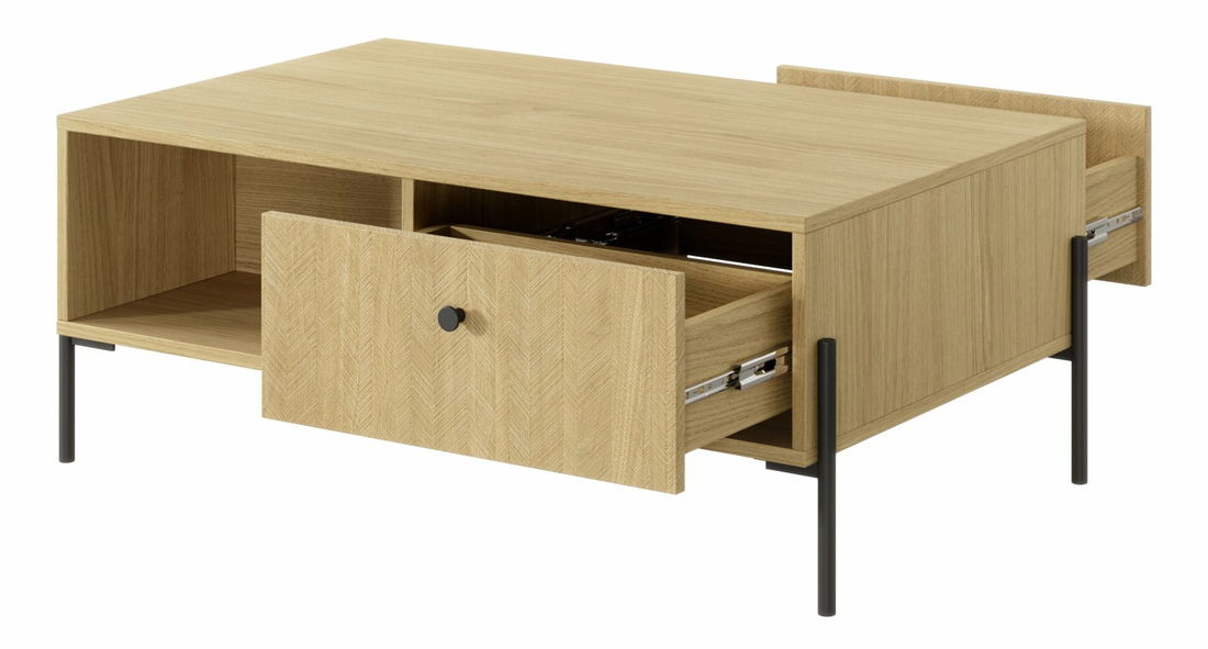 Stolić za kavu Scandia 2S (hrast scandi + jelka scandi)