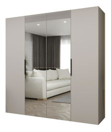 Ruhásszekrény 200 cm Mirabella 2 (kasmír + fekete)