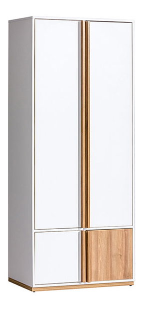 2-Dverová šatníková skriňa Korin E1