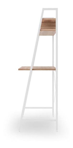 Písací stolík Neda (biela + dub sonoma