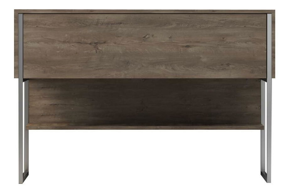 Konzolni stolić Luna 4 (srebrna + orah)