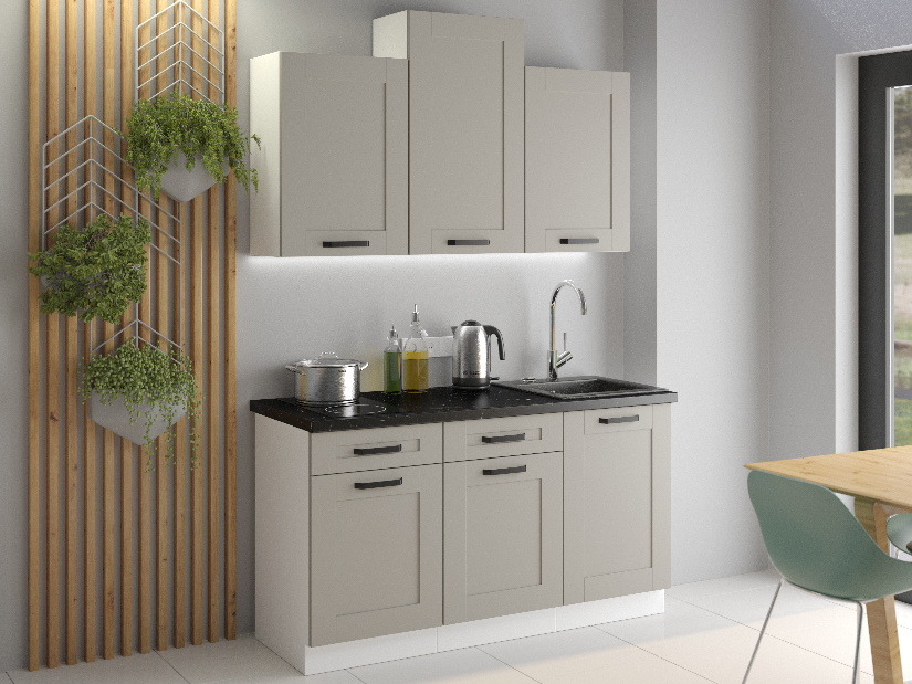 Ușă pentru mașina de spălat vase încorporată Lucid ZM 596 x 713 (claygrey + alb)