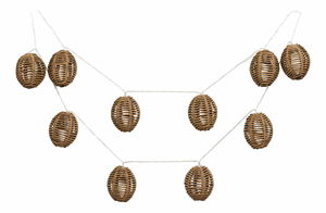 LED reťazové svetlo Canninaina (prírodná + čierna)