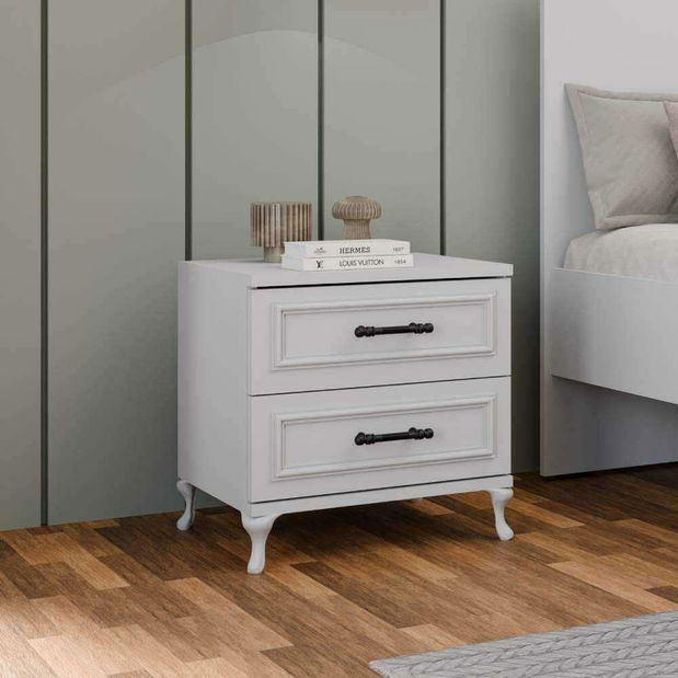 Noptieră Komedassa 1 (alb)