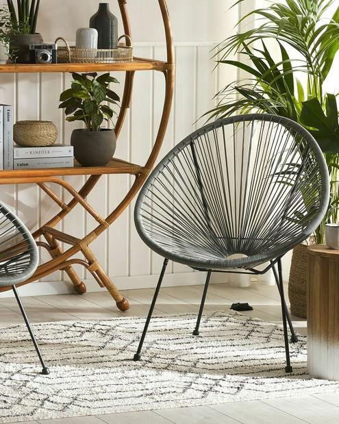 Set 2 ks. stoličiek ALVAREZ II (sivá)