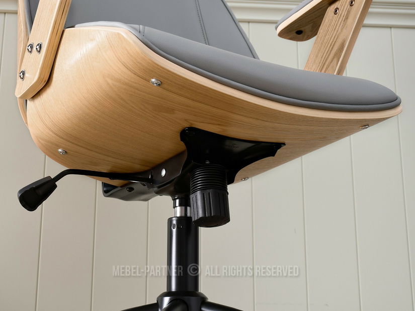 Fotelja Franc (hrast sivi + crna)