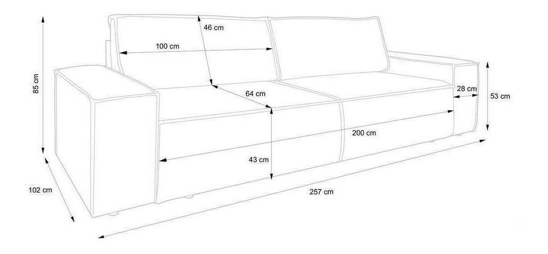 Trosjed Fatime (svijetlobež)