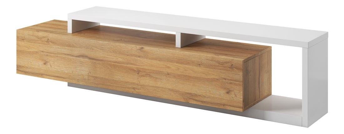 TV stolík Bilsby Typ 40 (dub grandson + biela)