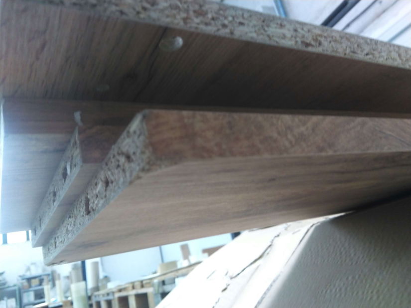 Manželská posteľ 160 cm Michigin (dub wotan) (s úložným priestorom) *bazár