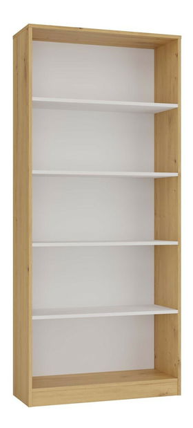 Regál Refarencios 4 (dub artisan + biela)