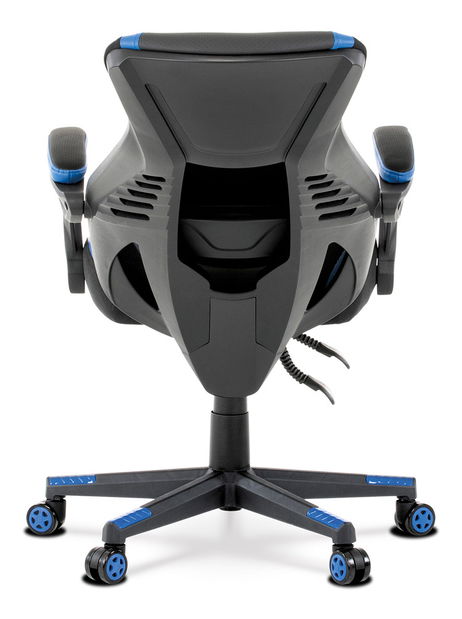 Fotoliu de birou/ gaming Ymbun-Y213-BLUE (negru + albastru)