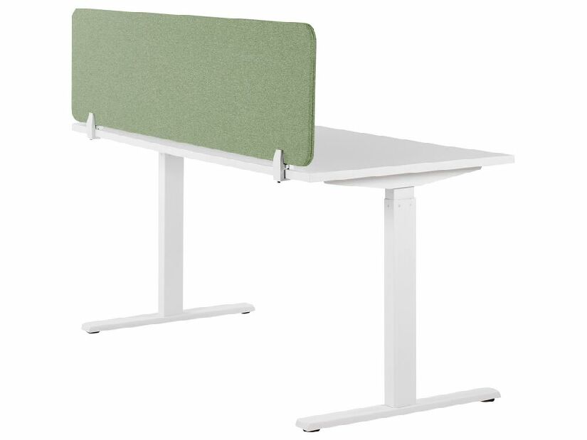 Panou separator birou 160 x 40 cm Walda (verde) 