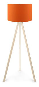 Stojanová lampa Comporollo 1 (oranžová + dub)