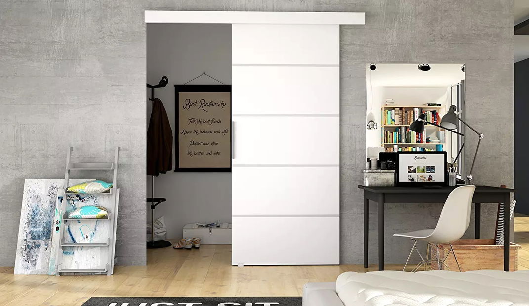 Posuvné dvere Marin 3 (biela)