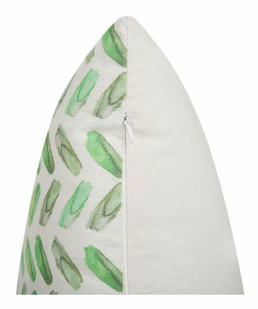 Sada 2 ozdobných vankúšov 45 x 45 cm Prunie (zelená)