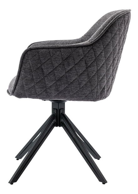 Scaun sufragerie Heretico (gri închis)