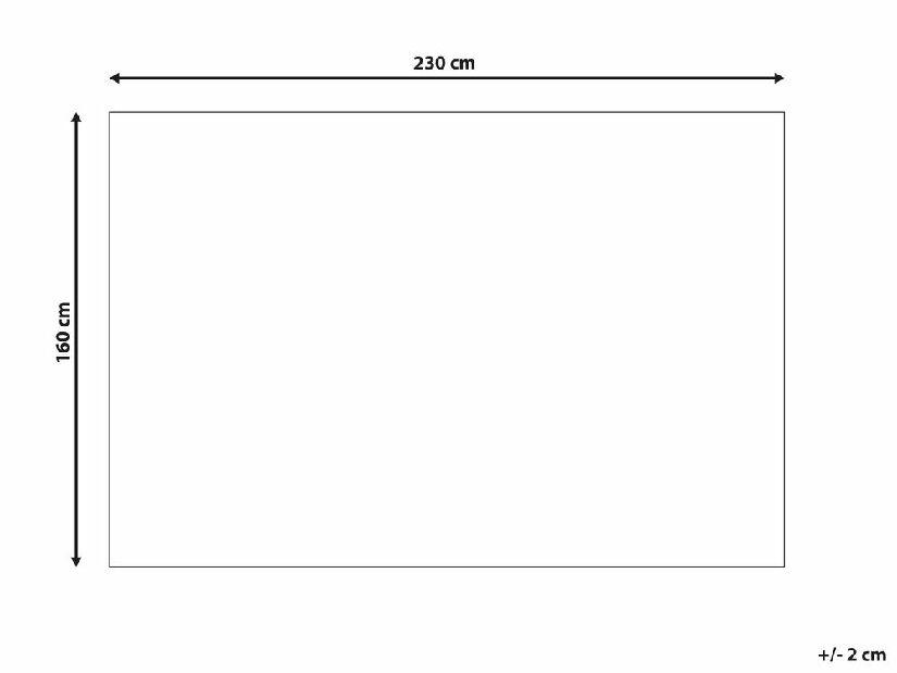 Covor 200 x 300 cm Kans (albastru)