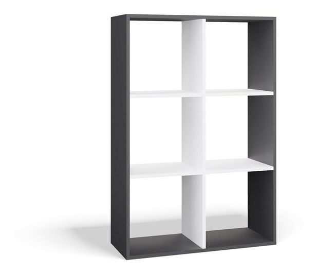 Regál Metros 3 (antracit + biela)