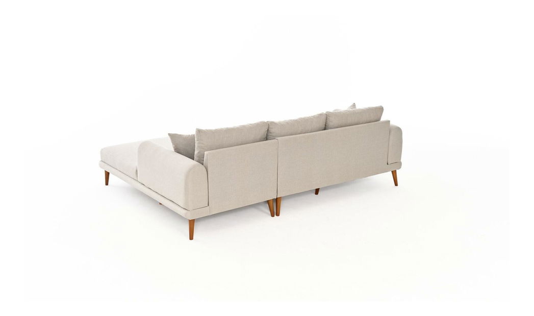 Rohová sedačka Sorenella (P) (krémová)