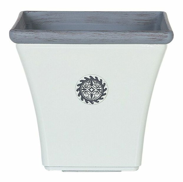 Kvetináč ESTANCIA 39x43x43 cm (keramika) (biela)