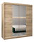 Šatníková skriňa 180 cm Toki 1 (Dub sonoma + Dub sonoma)