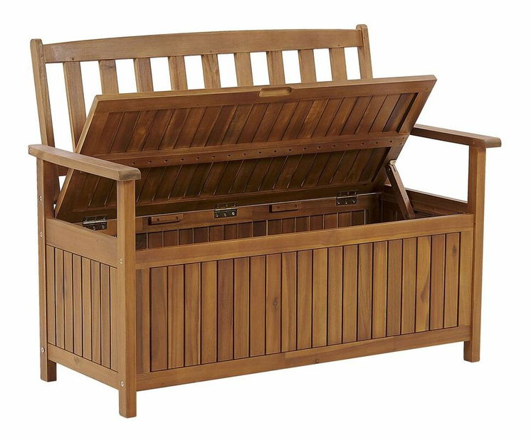 Záhradná lavica SEVENE (hnedá)