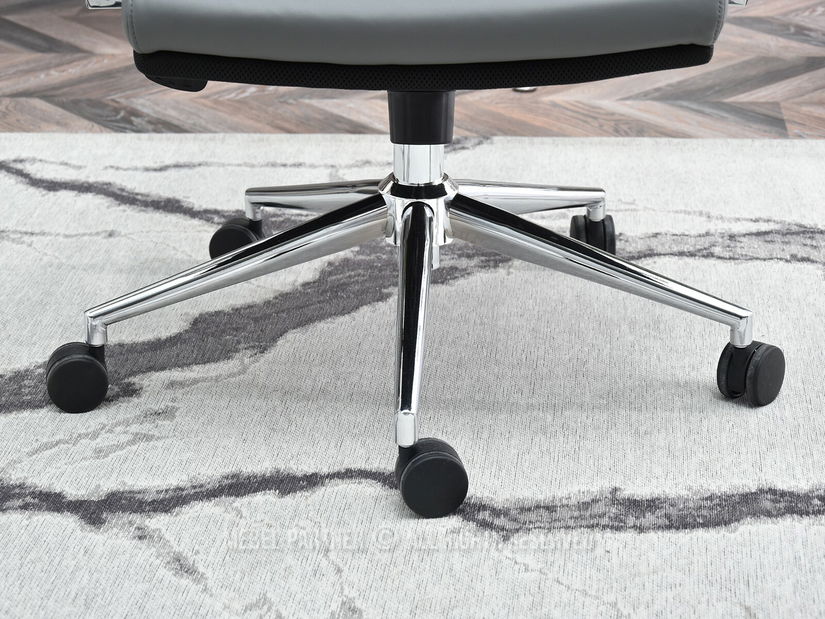 Kreslo Blondie (sivá + chrómová)