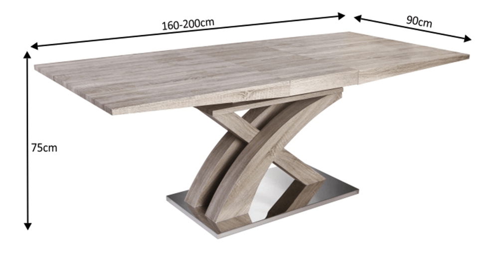 Masă de sufragerie Taryne (sötétszürke) *bazár