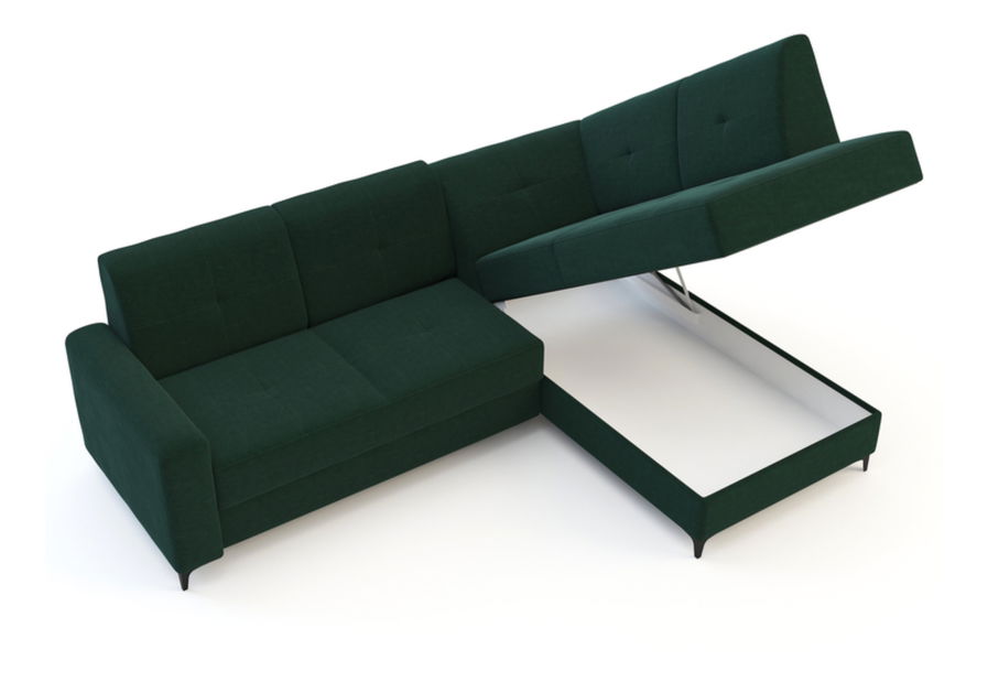 Kutna garnitura Scandal (tamno zelena) (D)