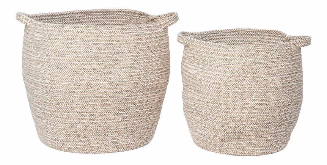 Set 2 ks košíkov Lemoria (béžová)