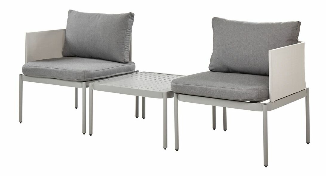 Set mobilier de grădină Tariq (gri) 