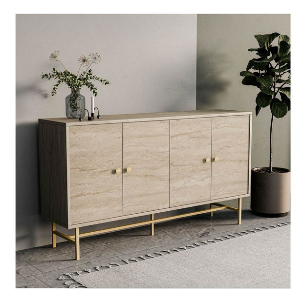 Skrinka Diamon Consol (travertín)