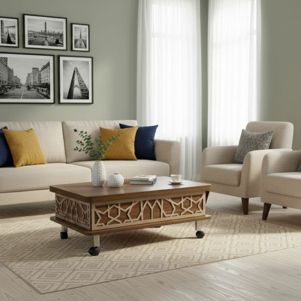 Konferenčný stolík Adat 1 (orech)