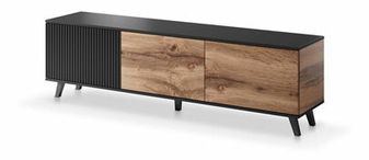 TV asztal Ranae RTV2 (wotan tölgy + fekete)
