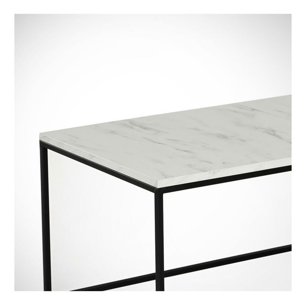 Măsuță de cafea Cosca (alb + negru)