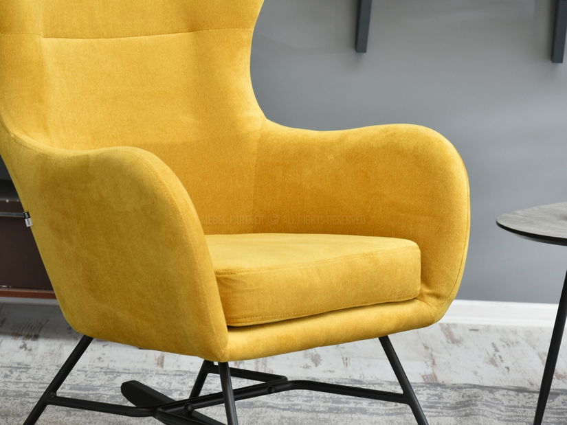 Fotelja Nesia (žuta + crna)