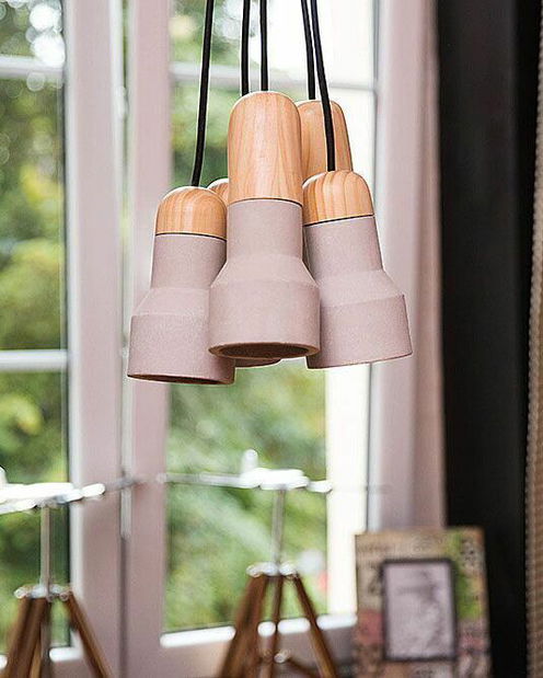 Függő lámpa Acura (sötétszürke) 5D