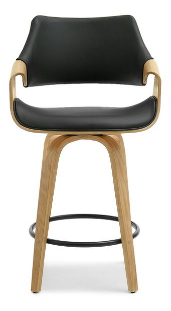 Scaun bar Rolenzono H65 (negru)