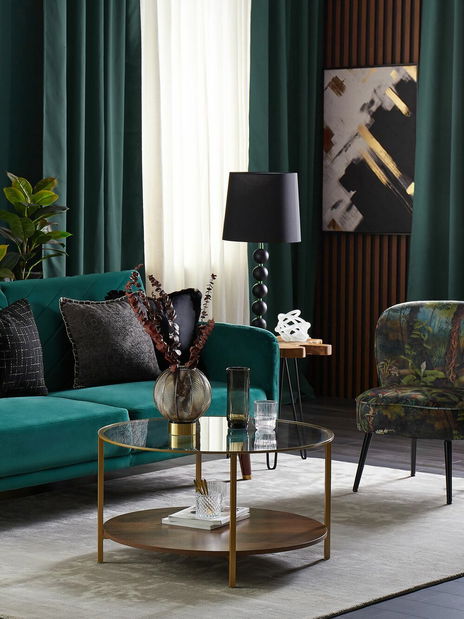 Set 2 buc. perne 45x45 BRUGES (negru)