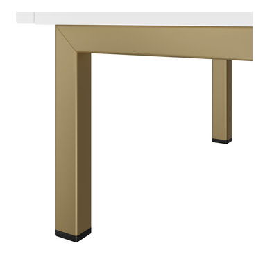 Comodă Probazzo 1D4SZ (Negru + Auriu) *vânzare stoc