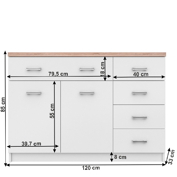 Komoda Timmy Tip 08 2D5S 